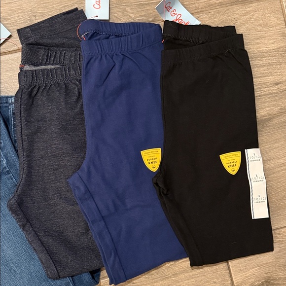 New Cat & Jack Kids' Jeans and leggings 6 piece bundle. Sz Large 10/12 - Picture 7 of 12